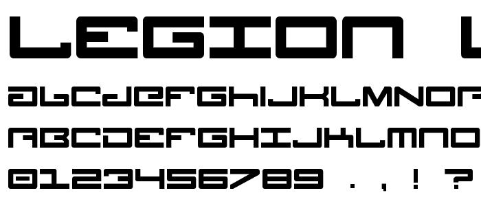Legion Bold font